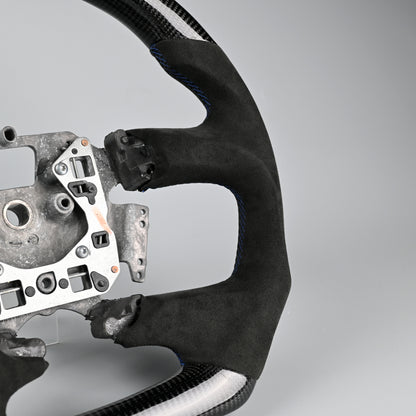 Carbon Fibre Steering Wheel Alcantara Side D Shape Style – Ford Falcon FG / FGX (2008–2016)