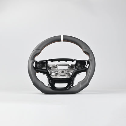 Full Leather Steering Wheel Smooth Leather Suitable For Ford Ranger 2023 Wildtrak Everest