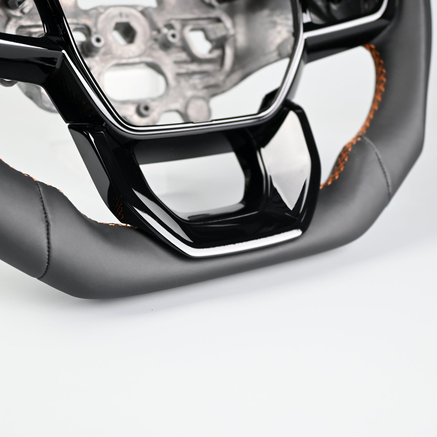 Full Leather Steering Wheel Smooth Leather Suitable For Ford Ranger 2023 Wildtrak Everest