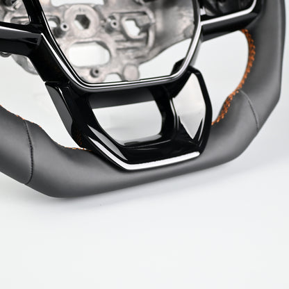 Full Leather Steering Wheel Smooth Leather Suitable For Ford Ranger 2023 Wildtrak Everest
