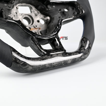 Forged Carbon Fibre Steering Wheel Suitable For Volkswagen Golf R GTI MK7 7.5