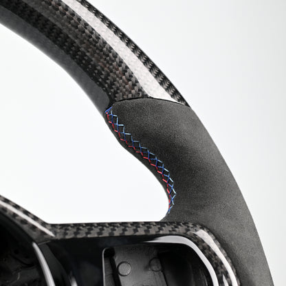 CS Style Carbon Fibre Steering Wheel For BMW M2 M3 M4 G80 G82 G87 Upgarde