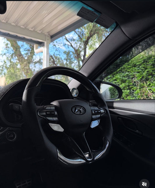 Customise Carbon Fibre Steering Wheel For Hyundai I30N