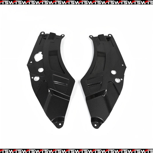Dry Carbon Fiber Engine Bay Side Trim Set for BMW M2 G87 (2023–Present)