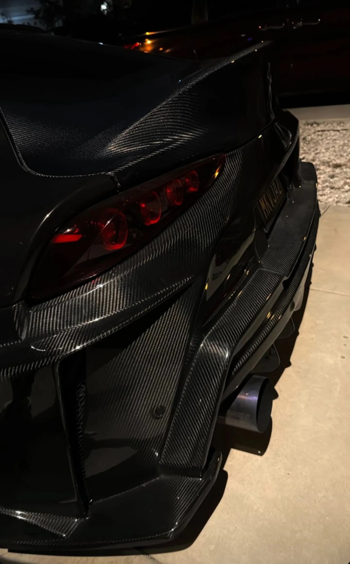 100% Pre-preg Carbon Fibre Rear Bumper For Supra A90A91 (Spec-I Style)