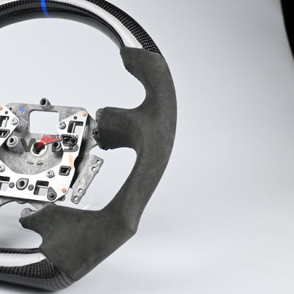 Carbon Fibre Steering Wheel Alcantara Side D Shape Style – Ford Falcon FG / FGX (2008–2016)
