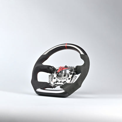 Carbon Fibre Steering Wheel Alcantara Side D Shape Style – Ford Falcon FG / FGX (2008–2016)