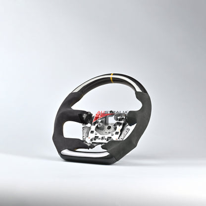 Carbon Fibre Steering Wheel Alcantara Side D Shape Style – Ford Falcon FG / FGX (2008–2016)