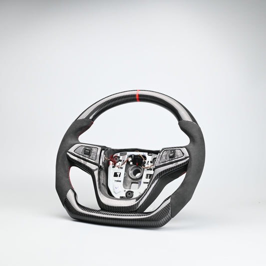Carbon fibre steering wheel for Holden VF interior