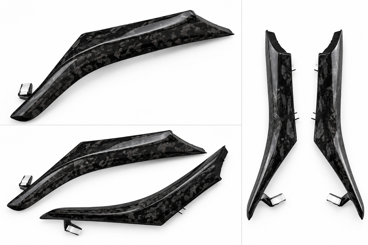 Carbon Fibre Style Centre Console Side Trim For Holden Commodore HSV VF Chevy SS