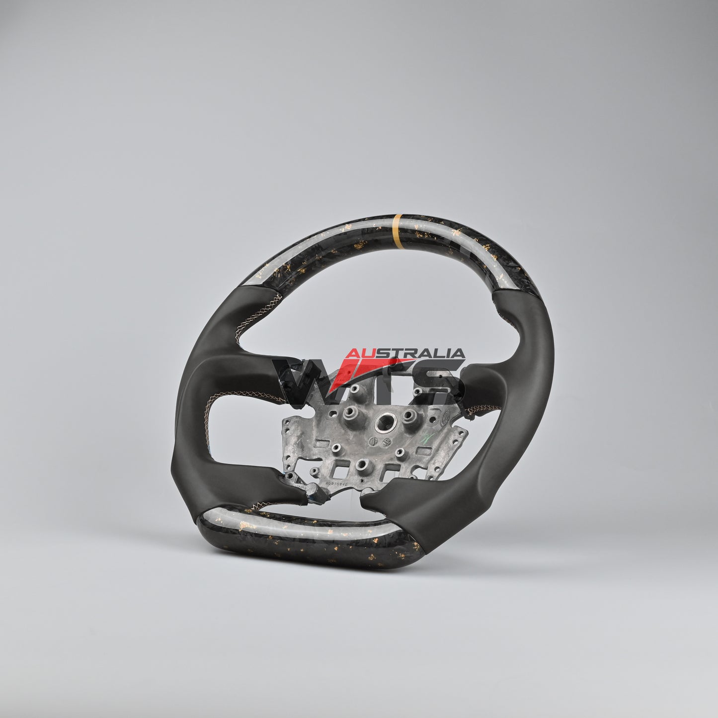 Flake Style Forged Carbon Steering Wheel Suitable For Ford Falcon FG- FGX G6E XR6 XR8 XR50 XR6 TURBO (08-16) (Smooth Leather)