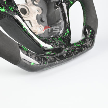 Flake Forged Carbon Steering Wheel (For Non Paddle Shifter)– Suitable for Holden VF, HSV VF, and Chevy SS