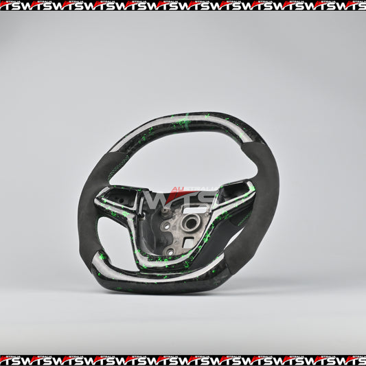 Flake Forged Carbon Steering Wheel (For Non Paddle Shifter)– Suitable for Holden VF, HSV VF, and Chevy SS