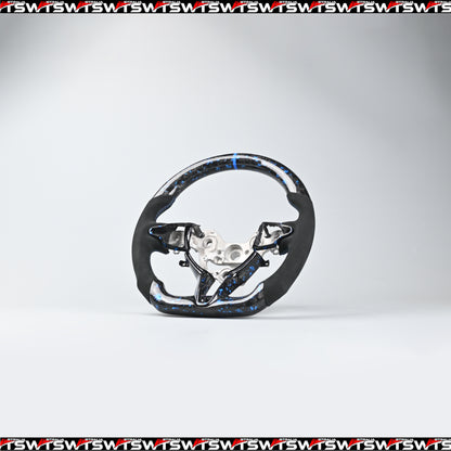 Flake Style Forged Carbon Steering Wheel For Hyundai I30N