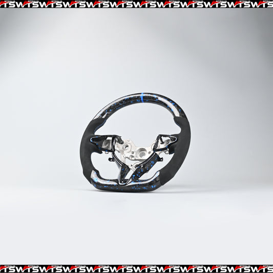 Flake Style Forged Carbon Steering Wheel For Hyundai I30N