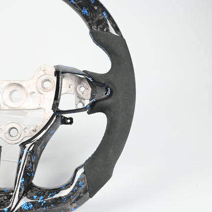 Flake Style Forged Carbon Steering Wheel For Hyundai I30N