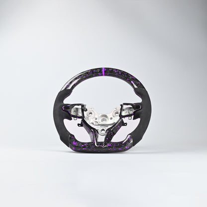 Flake Style Forged Carbon Steering Wheel For Hyundai I30N