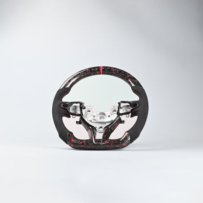 Flake Style Forged Carbon Steering Wheel For Hyundai I30N