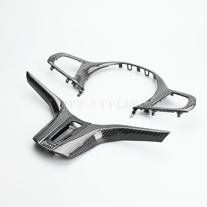 Carbon Fibre Steering Wheel Trim Insert For BMW M2 M3 M4 G20 G80 G82 G87