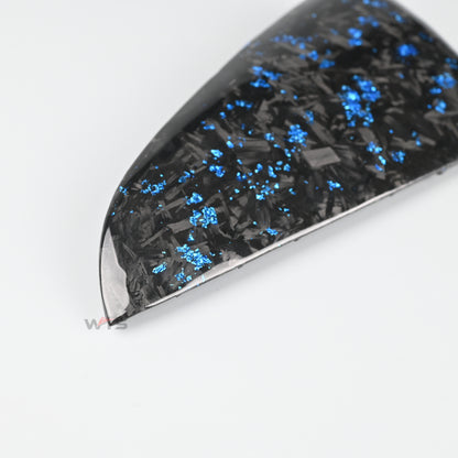 Carbon Fibre Style | Forged Carbon | Flake Style Dashboard Center Trim Cover (Triangle ICC Unit) – Fits Ford Falcon BA / BF