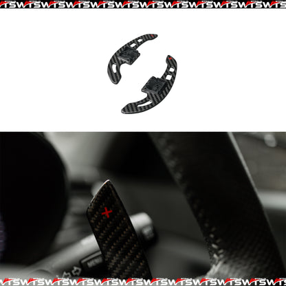 DRY Carbon Fibre Extended Paddle Shifters For Holden VF AUTO Chevy SS