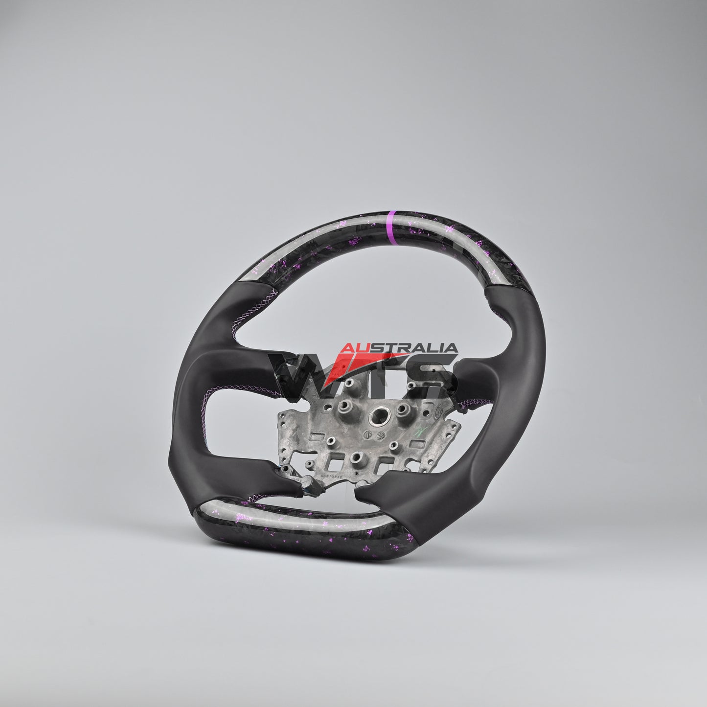 Flake Style Forged Carbon Steering Wheel Suitable For Ford Falcon FG- FGX G6E XR6 XR8 XR50 XR6 TURBO (08-16) (Smooth Leather)
