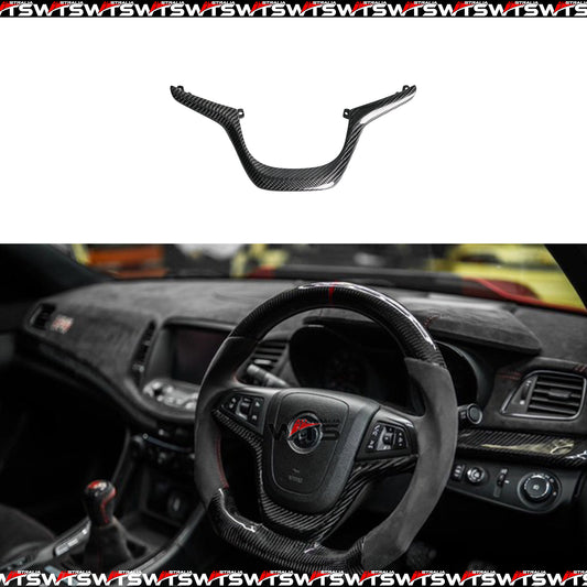 Carbon Fibre Steering Wheel Trim Insert | Holden VF / Chevy SS / Caprice PPV