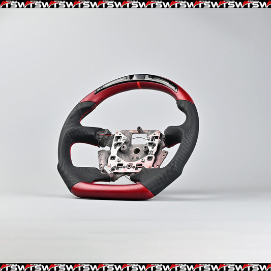 Color Matte Carbon Fibre LED Steering Wheel Suitable For Ford Falcon FG- FGX G6E XR6 XR8 XR50 XR6 TURBO (08-16)