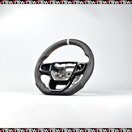 Full Leather Steering Wheel Smooth Leather Suitable For Ford Ranger 2023 Wildtrak Everest