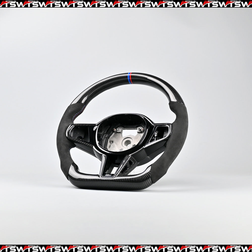 CS Style Carbon Fibre Steering Wheel For BMW M2 M3 M4 G80 G82 G87 Upgarde