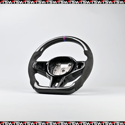 CS Style Carbon Fibre Steering Wheel For BMW M2 M3 M4 G80 G82 G87 Upgarde