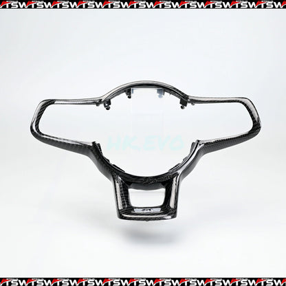 Carbon fibre steering wheel trim For Golf R GTI MK7 7.5