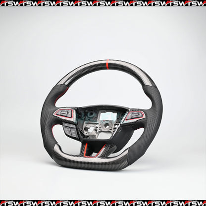 Carbon Fiber Steering Wheel Sutiable for Ford Focus RS ST MK3 2015-2018