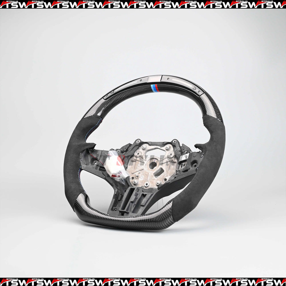 LED Shifter Indicator Display Carbon Fibre Steering Wheel Suitable For BMW M2 M3 M4 G20 G80 G82 G87