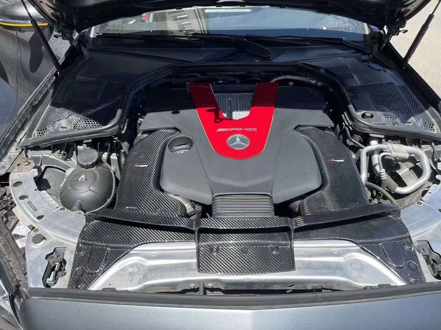 Pre-preg Carbon Fibre Air-Intake System For Mercedes-Benz AMG C43