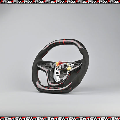 Flake Forged Carbon Steering Wheel (For Non Paddle Shifter)– Suitable for Holden VF, HSV VF, and Chevy SS