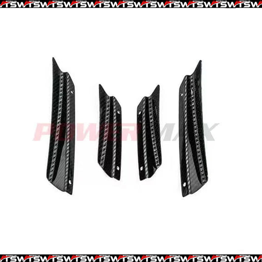 Dry Carbon Fibre Side Blade Canards For Corvette C8 Stingray 2020+