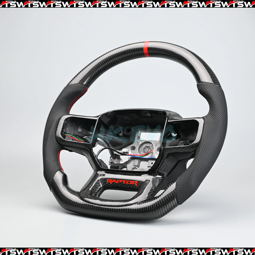 Carbon Fiber Steering Wheel Suitable For 2021+ Ford F150 Raptor with Heated