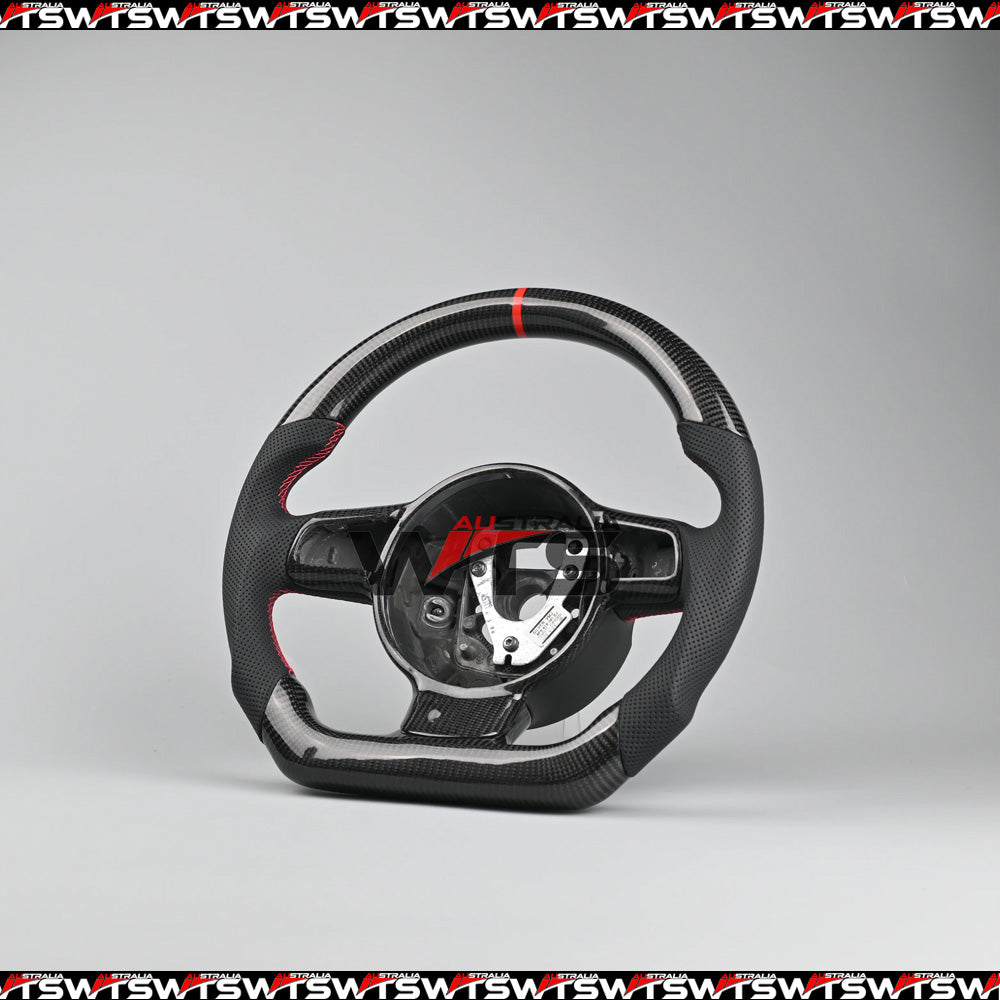 Carbon Fibre Steering Wheel For AUDI TT TTS MK2 2008-2012