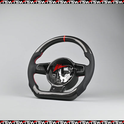Carbon Fibre Steering Wheel For AUDI TT TTS MK2 2008-2012