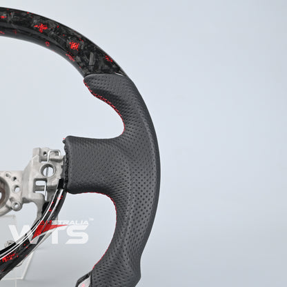 Flake Style Forged Carbon Fibre Steering Wheel For Toyota 86 Subaru BRZ 12-15