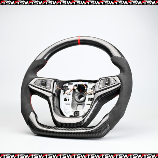 Carbon Fibre Steering Wheel – Flat Bottom | Holden VF, HSV VF, Chevy SS (2013–2017)